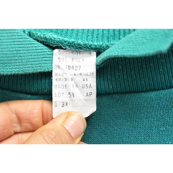 Vintage Teal Eagles Sweatshirt - Picture 4 of 10